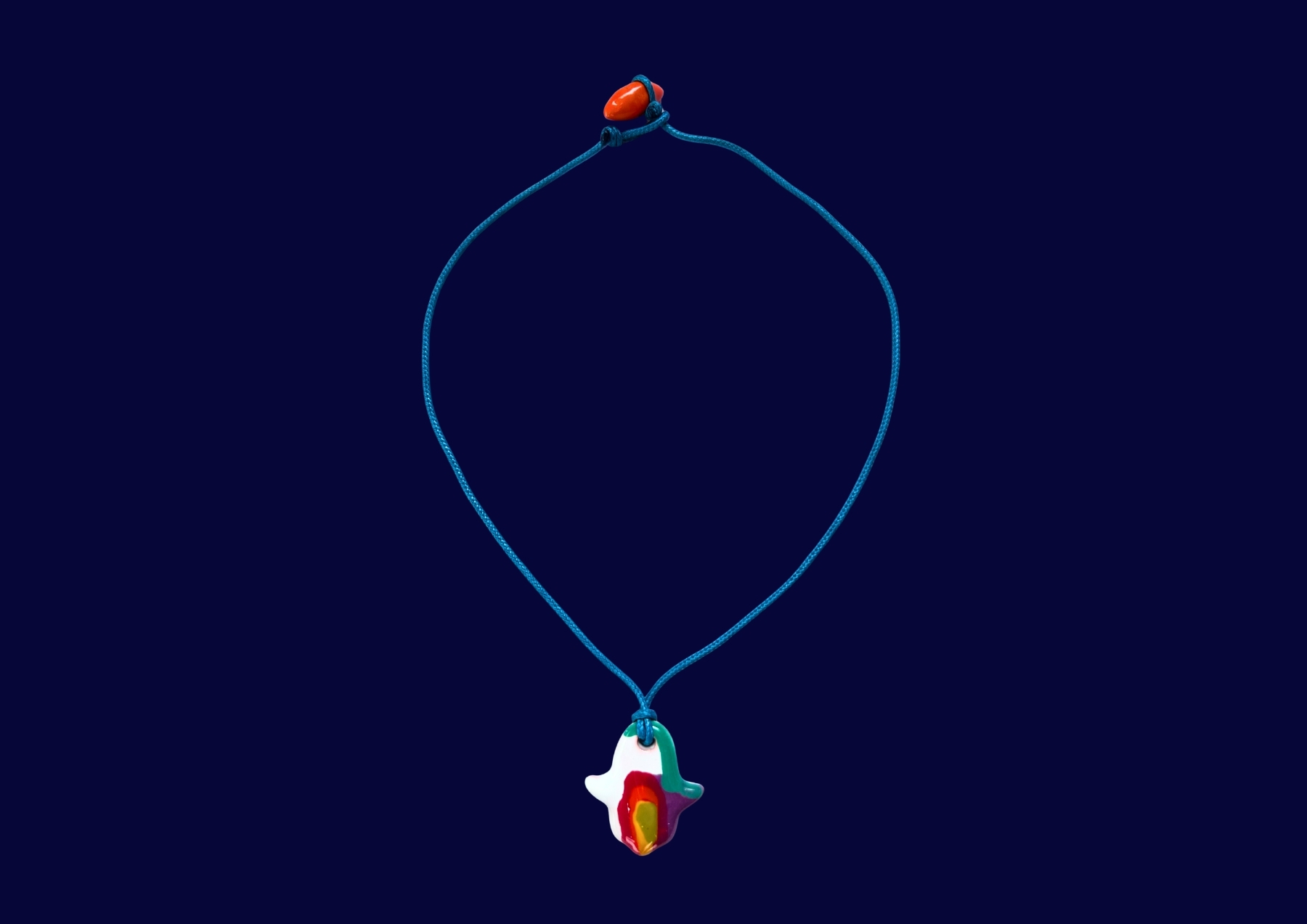 Collier Khomsa en céramique