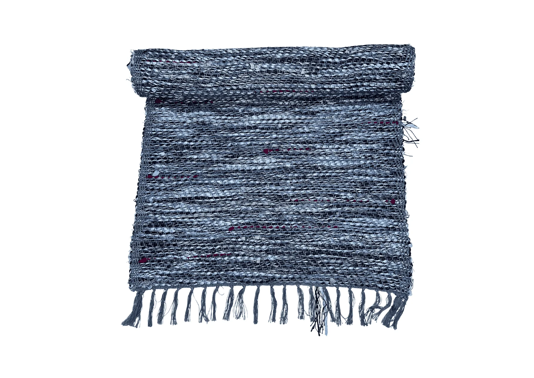 Tapis de couloir en jeans recyclé