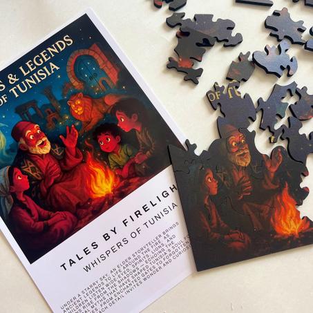 Puzzle en bois – Tales by The Firelight – Whispers of Tunisia