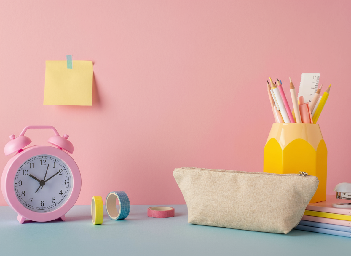 Trousse zippé en tissu