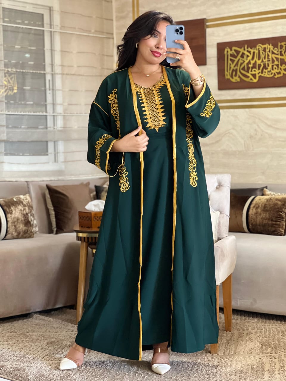 قفطان بالحزام 2 بياس