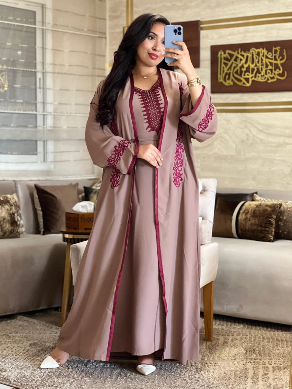 قفطان بالحزام 2 بياس
