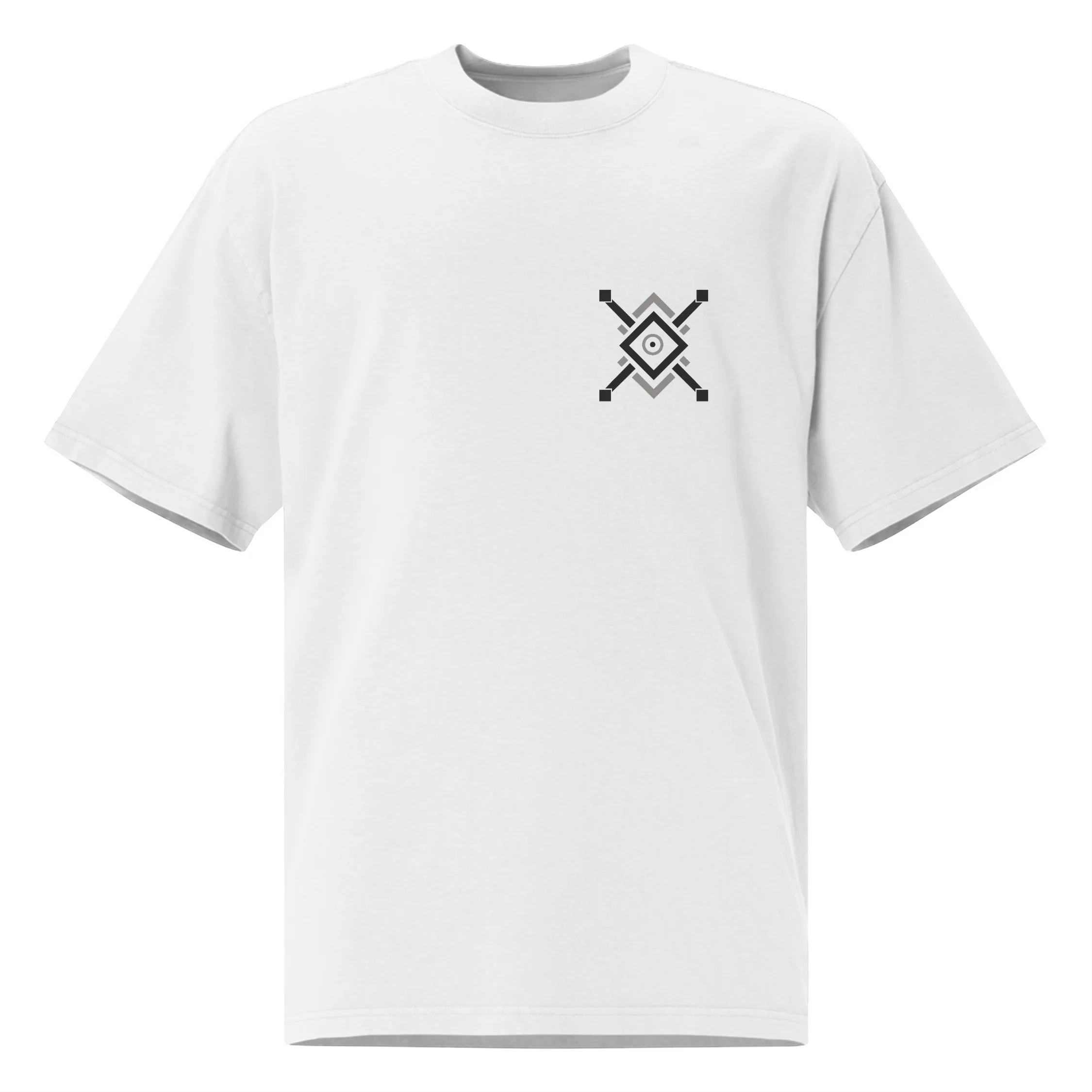Tribal Symmetry_Oversize_White