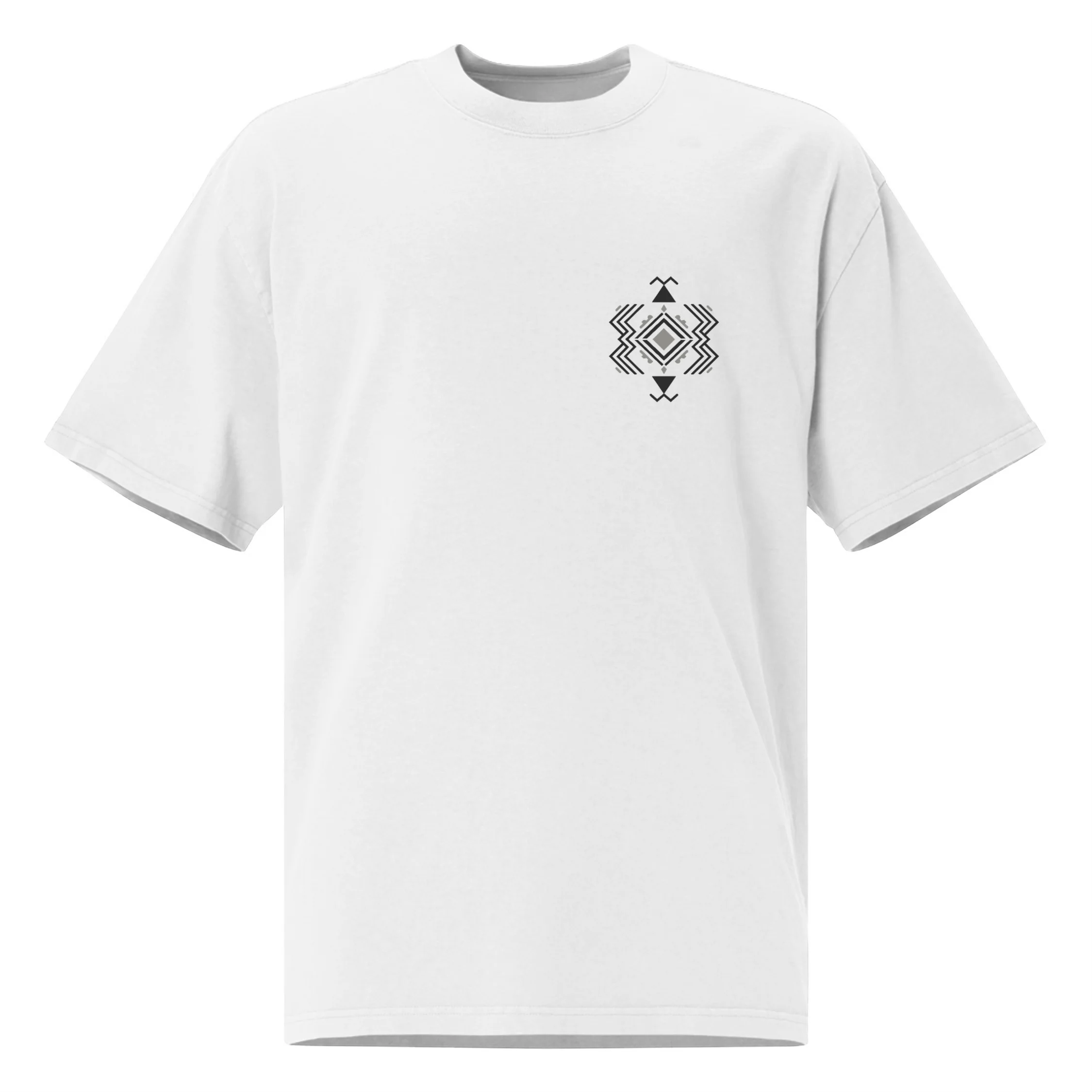 Tribal Symmetry_Oversize_White
