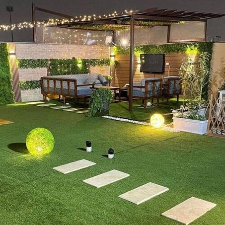 المنزل والحديقة