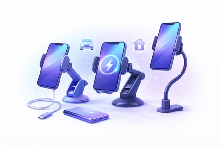 Phone Holders & Mounts-حوامل وشواحن الهاتف