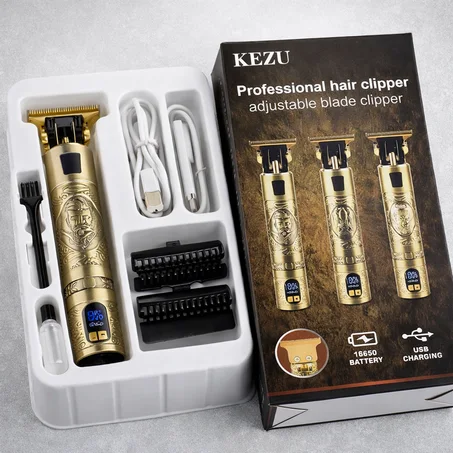 Professional hair clipper adjustable blade clipper