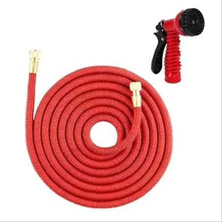 Expandable Garden Hose with Spray Gun (2.5m → 12m)-خرطوم مياه قابل للتمدد مع مسدس رش (من 2.5 متر إلى 12 متر)