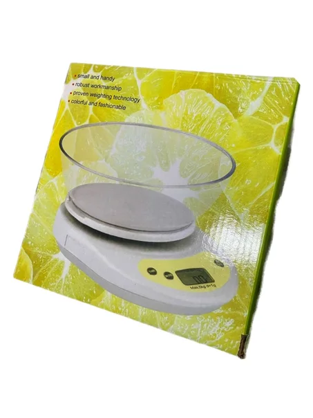 Digital Kitchen Scale with Bowl (Electronic Food Scale)-ميزان مطبخ رقمي مع وعاء – ميزان إلكتروني دقيق
