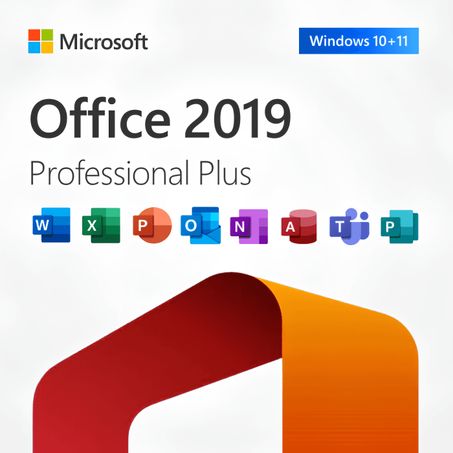 Microsoft Office 2019 Professional Plus license for 1 device