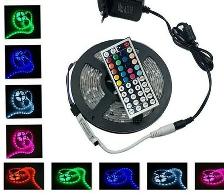 شريط ضوئي من 5 أمتار يعمل بجهاز التحكم