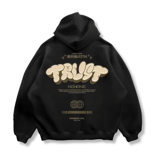 OVERSIZED HOODIE TRUST NO ONE