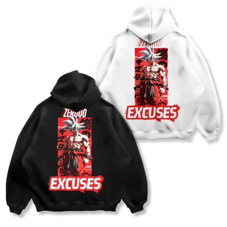 OVERSIZED HOODIE NO EXCUSES