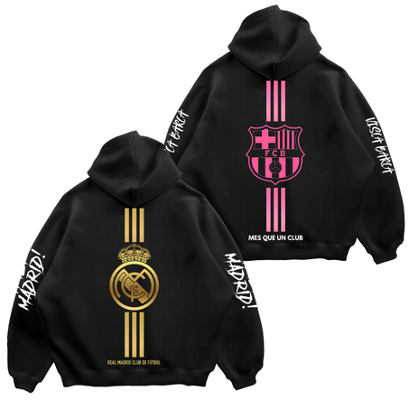 BARCELONA / REAL MADRID OVERSIZED HOODIE