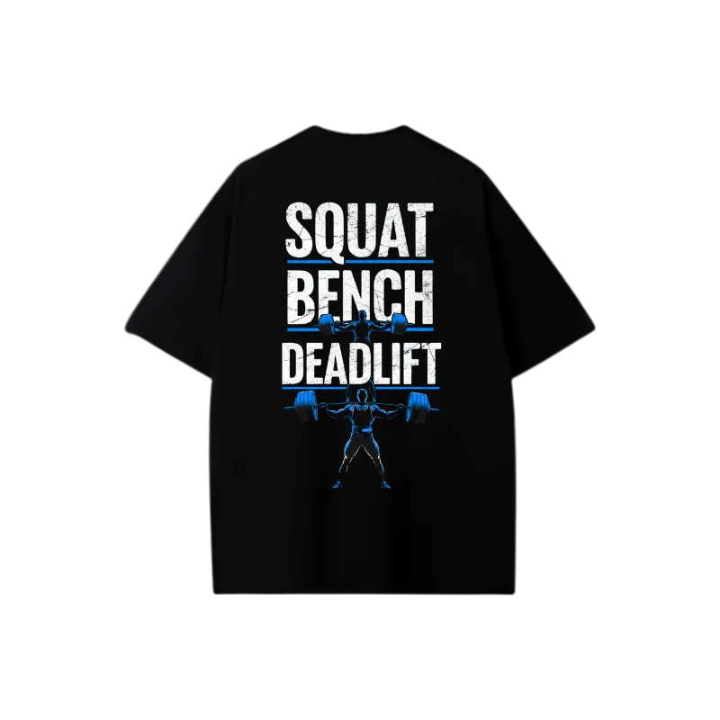 OVERSIZED T-SHIRT SQUAT DEADLIFT