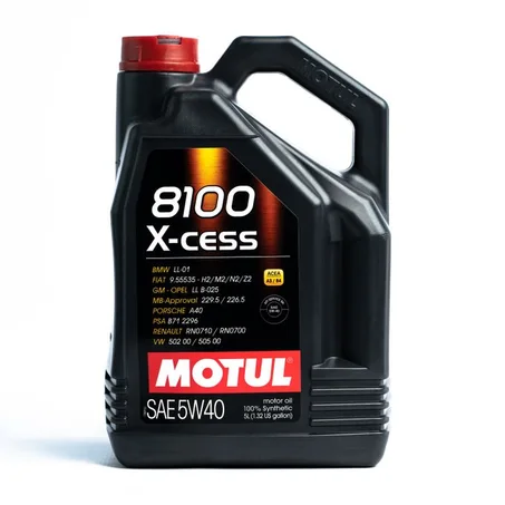 Huile MOTUL 5W-40 8100 X-Clean 5L