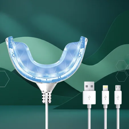 جهاز تبييض الأسنان الاحترافي – ابتسامة هوليوود وأنت في حوشك