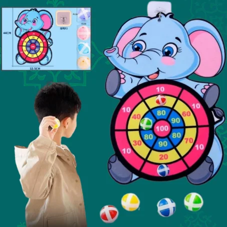 لعبة الرمي على لوحة الفيل للأطفال