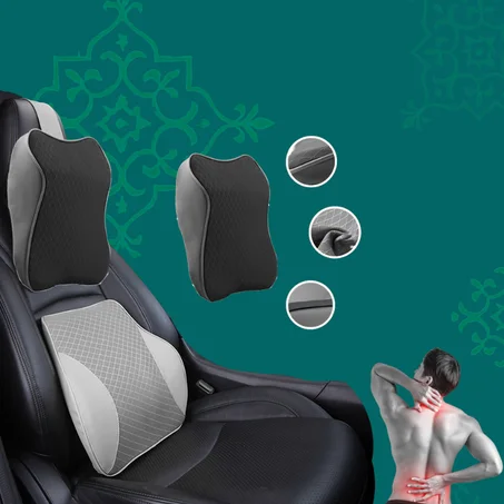 وسادة دعم الظهر والرقبة للسيارة