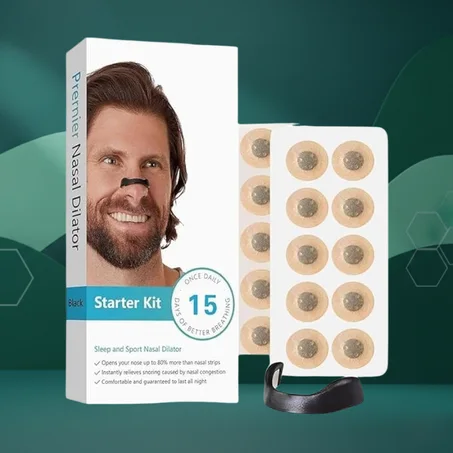 موسع الأنف الذكي – تنفس بعمق ونوم هادي بدون شخير