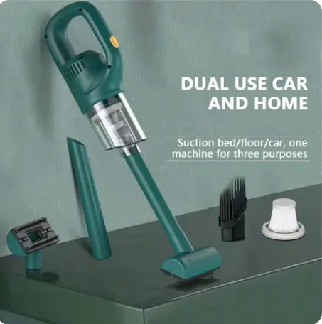 مكنسة كهربائية محمولة لاسلكية قابلة لإعادة الشحن ، مكنسة كهربائية صغيرة للمنزل ، السيارة ، الحيوانات الأليفة ، اللاسلكية