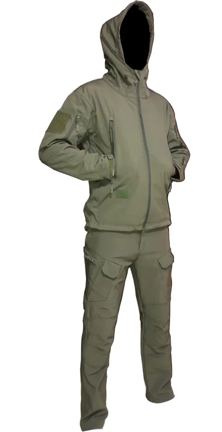 КОСТЮМ СОФТШЕЛЛ ДЕМИСЕЗОННЫЙ ОЛИВА