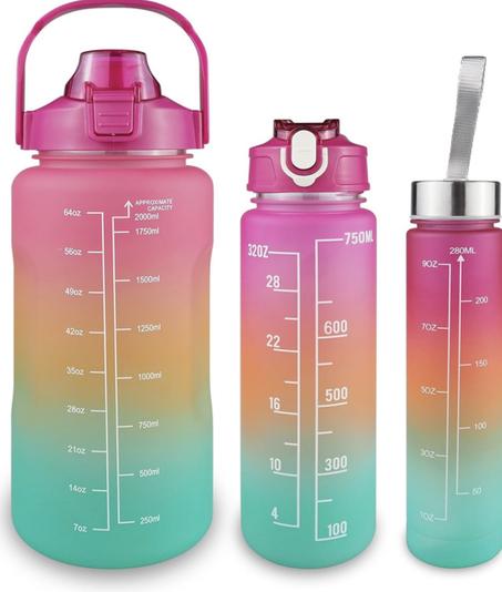 Set 3 en 1 – Bouteilles à Eau SPORT 💧