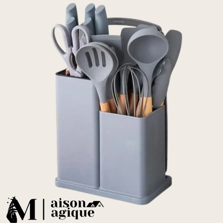 Ensemble Ustensiles Cuisine 19 Pièces