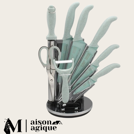 Ensemble de Couteaux en Acier Inoxydable