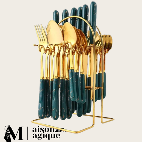 Ensemble de Couverts 24 Pièces