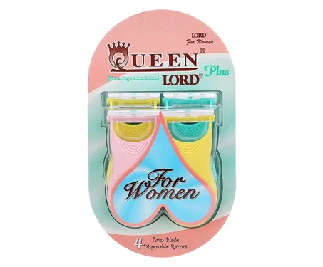 كوين شفرات حلاقة مزدوجة للنساء - 4 شفرات