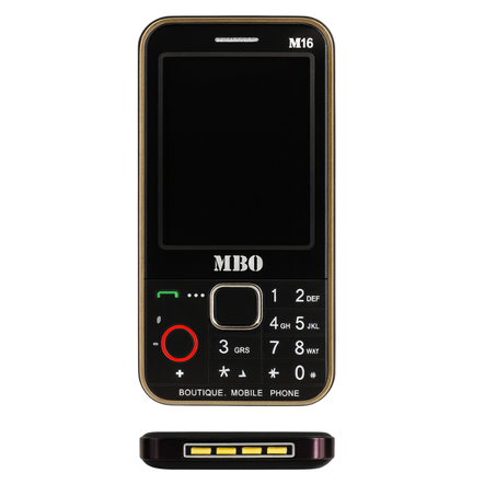 MBO M16 – شاشة كبيرة 3.5" + بطارية 3000mAh + راديو FM + Dual SIM