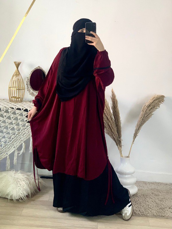 انسومبل خمار مع نقاب 4 قطع