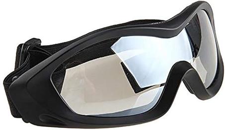 Gafas deportivas para moto y otros deportes con lentes de cristal, para proteger los ojos del aire y el polvo.