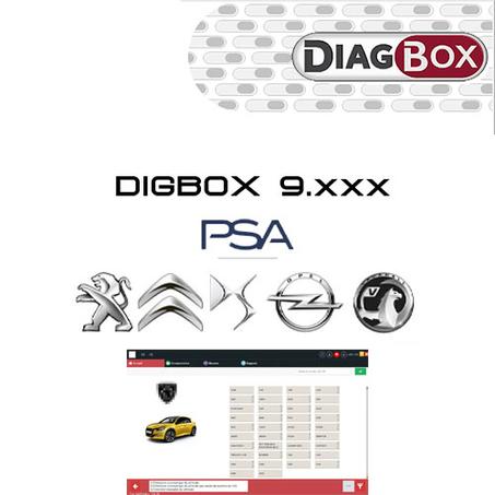 DIAGBOX VERSION 9.XXX OFFLINE - diagnostic groupe PSA