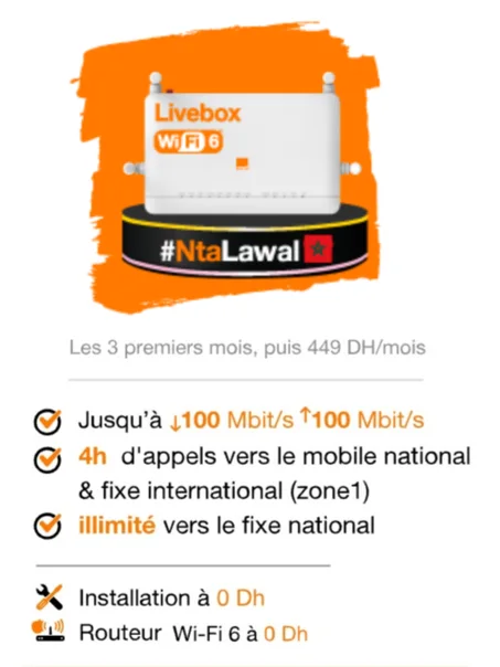La fibre d'Orange 100méga