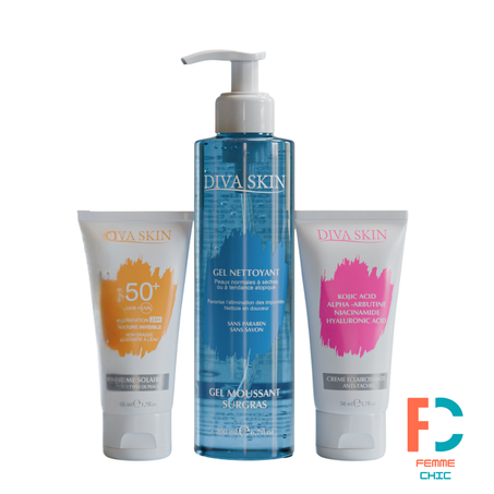 🌸 باك DIVA SKIN – عناية متكاملة للبشرة + حماية من الشمس SPF 50+