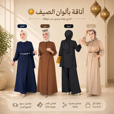 فستان الحزام الكلاسيكي