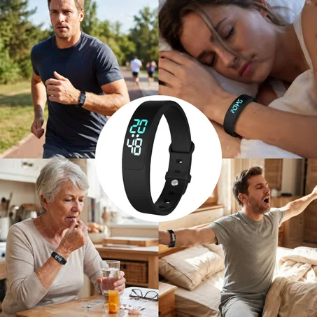 منبهك الشخصي على معصمك: استيقاظ ذكي بخصوصية تامة.