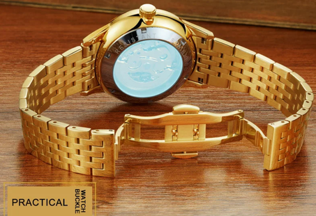 ساعة تنين ذهبي