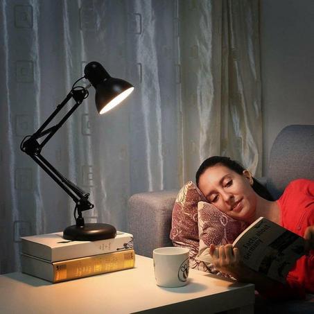 Lampe de bureau de manucure avec bras flexible/pivotant