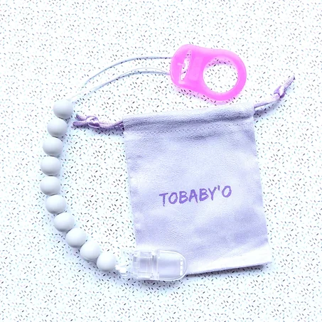 Attache Tétine en Silicone Lavender