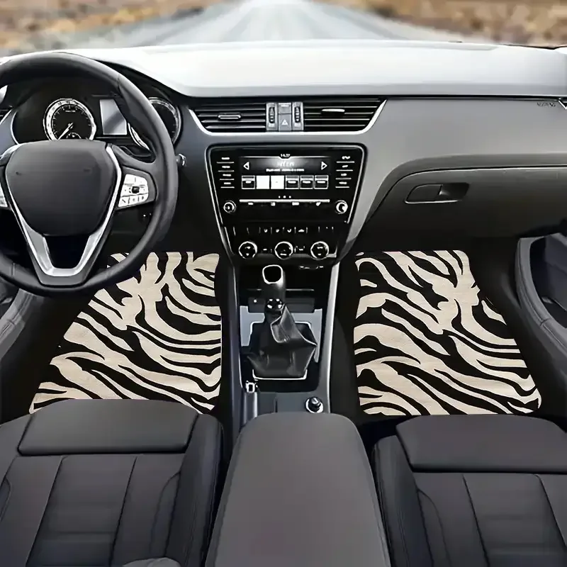 سجاد أرضية السيارة بتصميم الحمار الوحشي