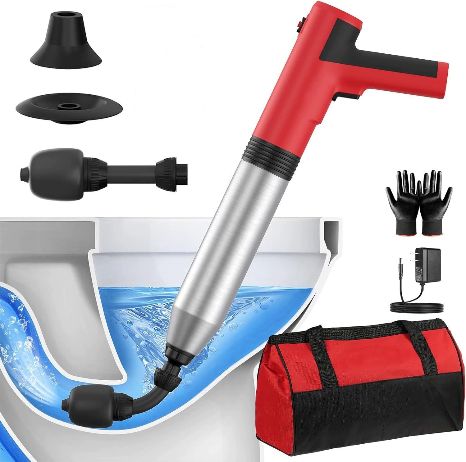 منظف ​​مصارف بضربة واحدة،