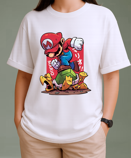 T-shirt Oversized Super Mario