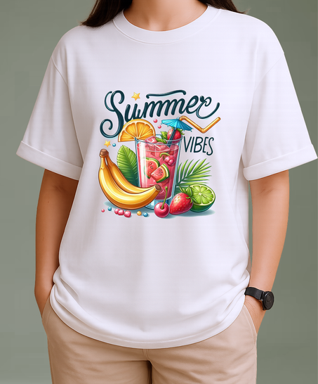 T-shirt Oversized Summer Vibes