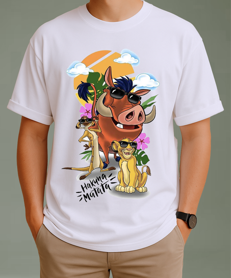 T-shirt Oversized hakuna matata