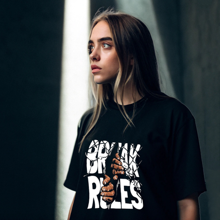 T-shirt Oversized Break Rules