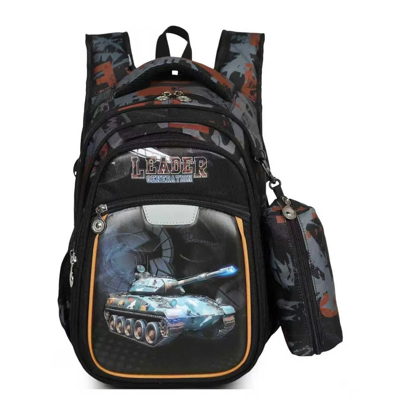 Sac à dos scolaire pour filles et garçons – Imperméable | Grande capacité + Trousse assortie | Du CP au CM2