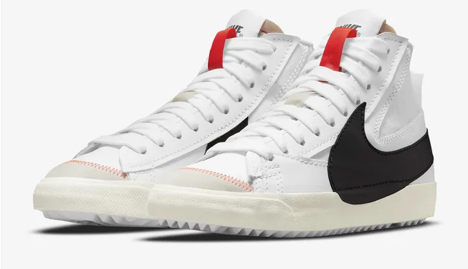 nike blazer tongue sliding